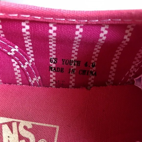 Pink Vans Women 5.5 Girls 4 - Picture 8 of 8